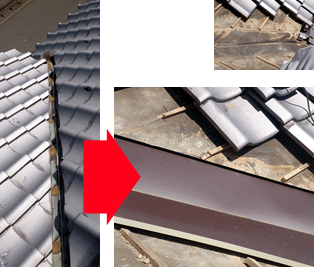 修復前 修復後 写真